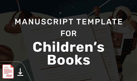How To Format Your Childrens Book Manuscript Cheeky Template