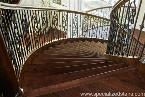 Elegant Maple Curve Specialized Stair And Rail