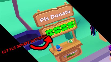 how to make donation buttons in pls donate youtube
