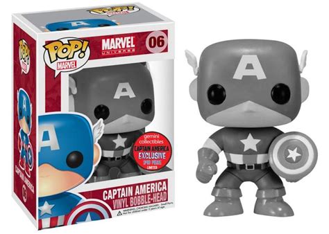 Funko Pop Marvel Captain America Blackwhite Gemini Collectibles