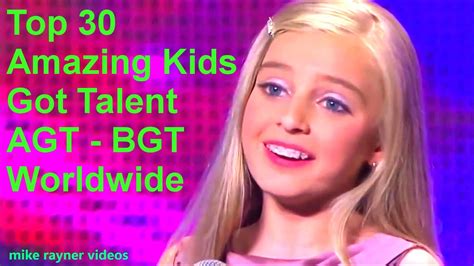Top 30 Amazing Kids Got Talent Auditions Of All Time Best Singing