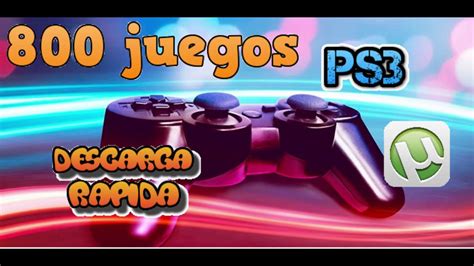 800 Juegos Ps3 Descarga Rapida Youtube