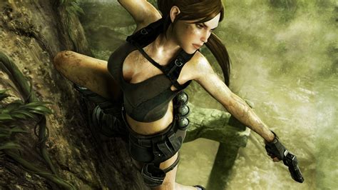 Tomb Raider Lara Croft Illustration Tomb Raider Lara Croft Video Games Artwork Hd Wallpaper