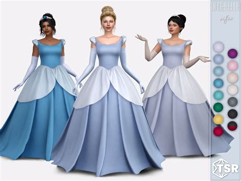 Idő Száraz Elegáns The Sims 4 Cinderella Dress Ültetvény Mérnök Feleség