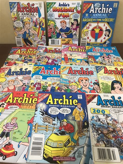 Archie Comic Digests Original S S Archie Double Digest S Etsy