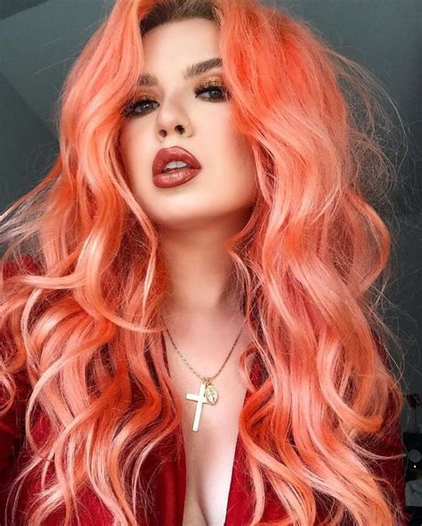 Cute Dyed Hair 45 Peach Hair Colors Peach Hair Hair Styles
