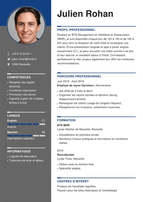 Exemple de CV Contrôleur Qualité  Exemples & Modèles de CV