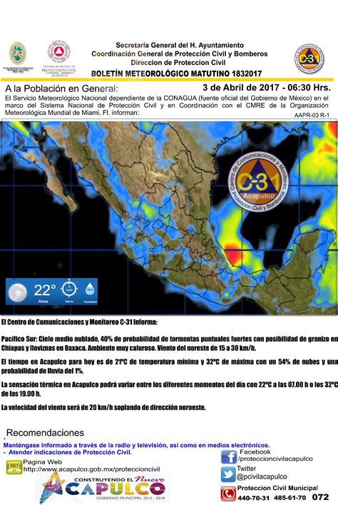 Nuestro pronóstico meteorológico del clima en abril 2021 le dará una idea general de que esperar del clima de acapulco durante el mes. Clima de Acapulco a 7 días de la Semana Santa
