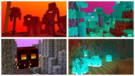 All About The Nether Biomes In The 116 Minecraft Nether Update Youtube