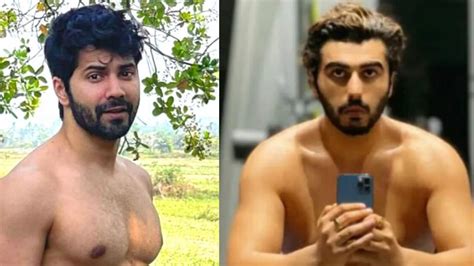 arjun kapoor shares shirtless video of varun dhawan their ‘naked relationship bollywood