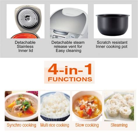 Tiger 4 In 1 Multi Functional JAX S Rice Cooker Made In Japan Hello