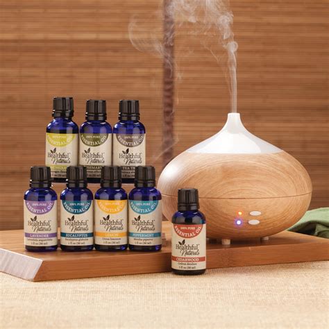 Deluxe Essential Oil Kit And 280 Ml Diffuser Miles Kimball