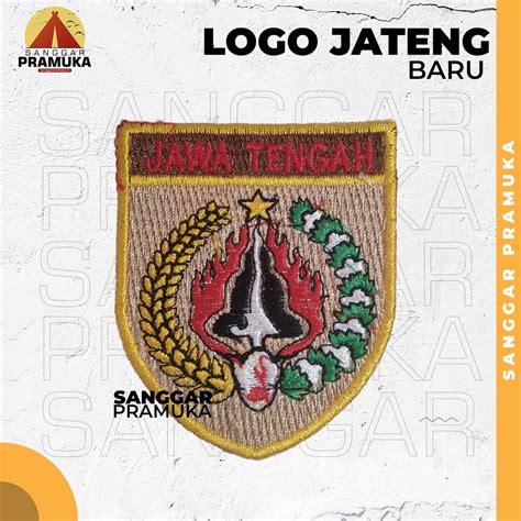 Jual Logo Jawa Tengah Baru Kwarda Jateng Baru Badge Jateng Baru