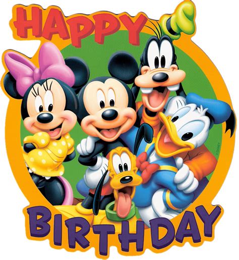 Happy Birthday Mickey Mouse Png Png All