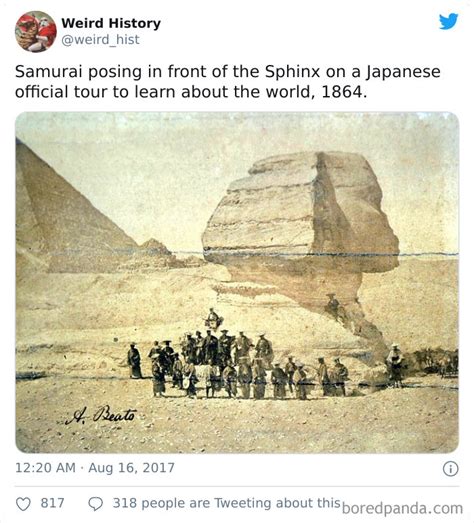 40 odd and funny things that happened throughout history shared by the weird history twitter