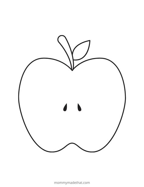 Free Printable Apple Template