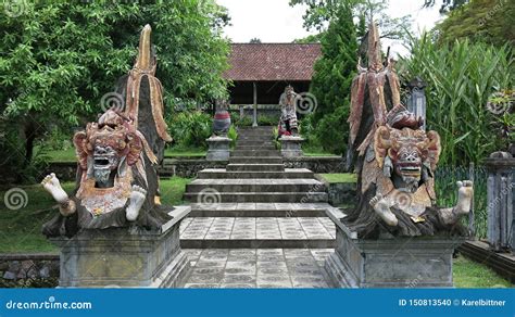 A Statue Of Barong Embodying Good And Positive Energy On Bali Island