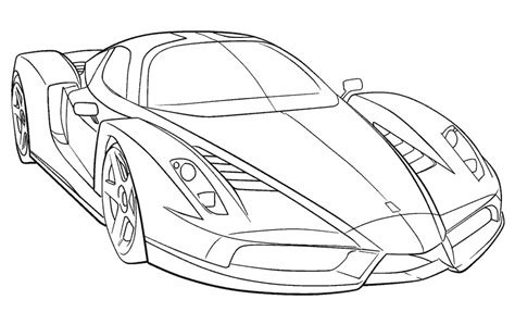 Racing cars coloring pages to download and print for free