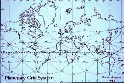 World Grid Ley Lines Map — Sacred Geometry Vibrational Energy Ley Lines