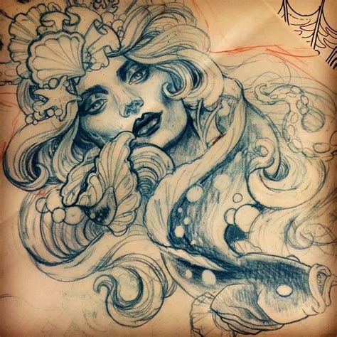 Pin By Kassandra Persad On Tattoo Designs Mermaid Tattoos Mermaid