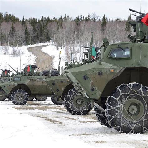 Snafu Tactical Armoured Patrol Vehicle Tapv In The Snow With