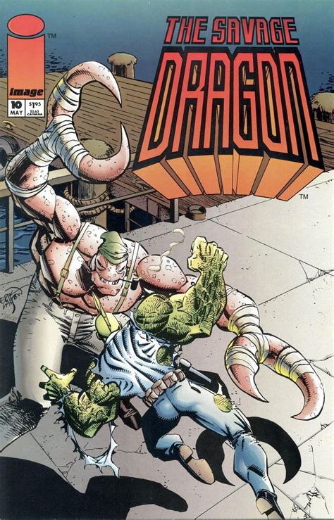 Savage Dragon 10 Cover Art By Erik Larsen Dragon Comic Savage