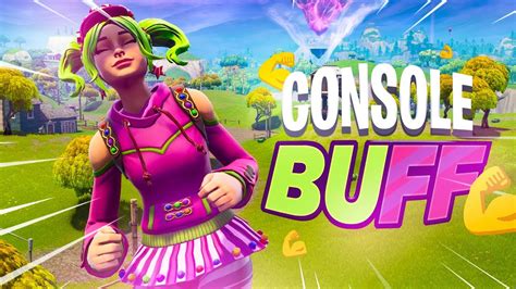 Massive Buff For Fortnite Console Players Youtube