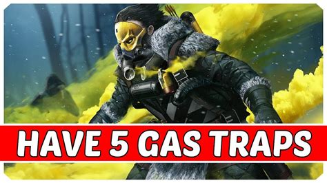 Have 5 Gas Traps Activated As Caustic Guide Apex Legends Youtube