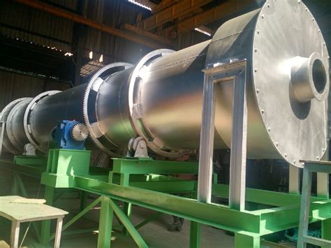 Techpert Mild Steel Ms Rotary Dryer Biomass Pellets Automation Grade Semi Automatic At Rs