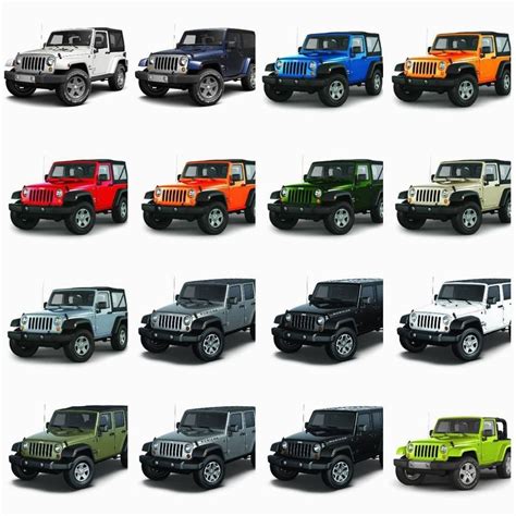 Jeep Wrangler Colors 2019 Five Paint Options Add No Extra Cost While