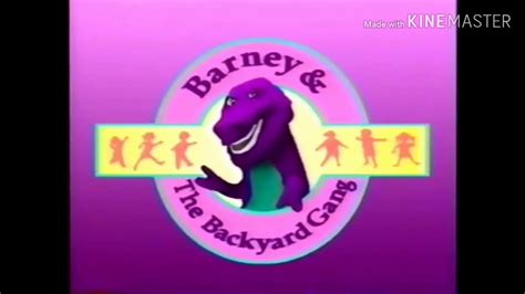 Barney And The Backyard Gang Intro Karaoke Youtube