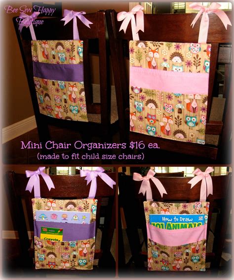 Diy classroom pocket chair covers. Seat Sacks for child sized chairs ~ Homework Homeschool Storage ~ Kids Art Supply Chair Pocket ...