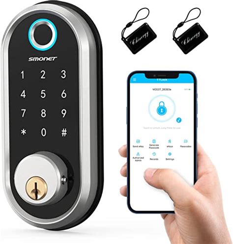 Smart Lock Smonet Bluetooth Keyless Entry Keypad Smart Deadbolt