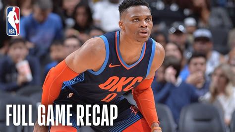 Lamarcus aldridge had 25 points and 11 rebounds, and the san antonio spurs held off the. THUNDER vs SPURS | Oklahoma City & San Antonio Battle In ...