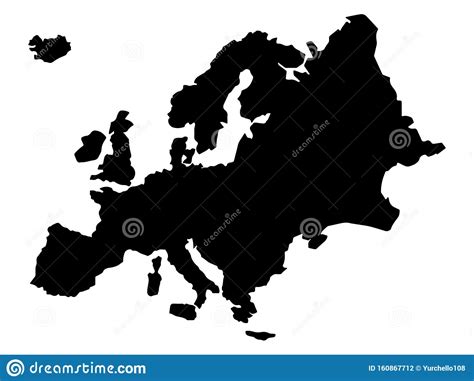 Europe Map Vector Stock Illustrations 67141 Europe Map Vector Stock