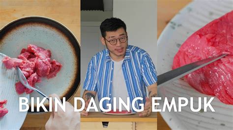 Bagi anda yang puas jajan, pasti telah tak asing kembali bersama dengan cilok, makanan tenar yang sedang menjadi favorit generasi masa kini. CARA BIKIN DAGING SAPI EMPUK - TRIK DAN TIPS BIKIN DAGING ...