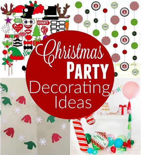 Christmas Party Decorating Ideas  Hoosier Homemade