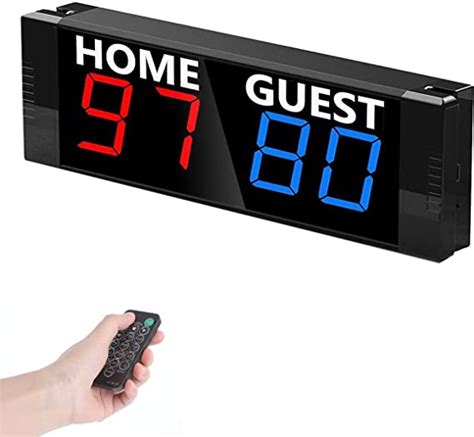 Btbsign Score Keeper Portable Led Digital Electronic Scoreboard With