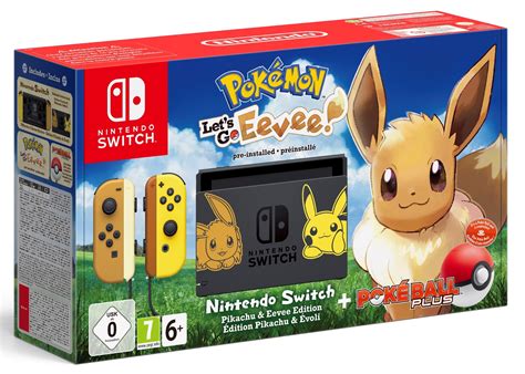 Nintendo Switch Pokémon Lets Go Evee Poké Ball Plus Spel Cdoncom