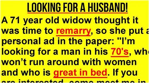 70 Year Old Widow Wants To Marry Again Posts Hilarious Single Ad In Newspaper That Goes Viral