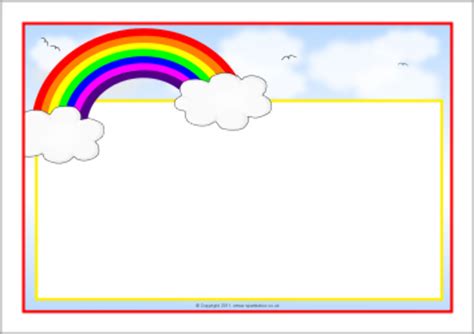Download High Quality Rainbow Clipart Border Transparent Png Images