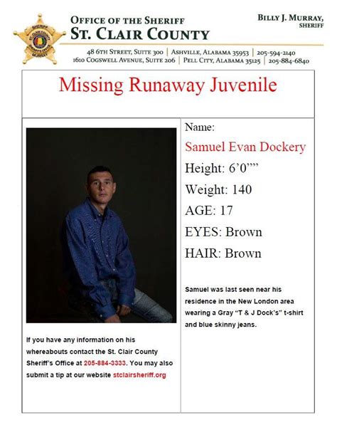 Update Missing Runaway Juvenile Has Been Located Safe 05182023 Press Releases St