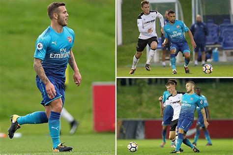 Jack Wilshere Pulls On Arsenal Shirt For First Time In Almost A Year As