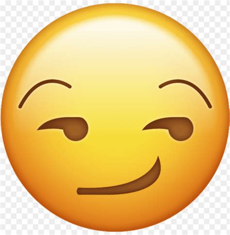 Emoji Png Icon Smirk Face Large Clipart Png Photo Toppng