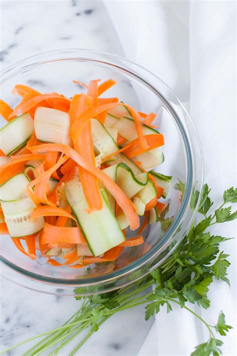 Shredded Carrot And Cucumber Salad Fig And Thyme