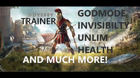Assassins Creed Odyssey Hacktrainer God Modeinvisibiltyunlim