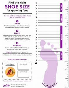 Kids Shoe Size Chart For Sneakers Free Download The Find By Zulily