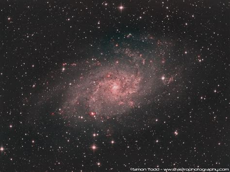 M33 Triangulum Galaxy Simon Todd Astrophotography