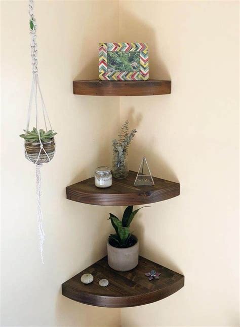 20 Creative Floating Corner Shelves For Living Room Organization Ideas Corner Shelf Design