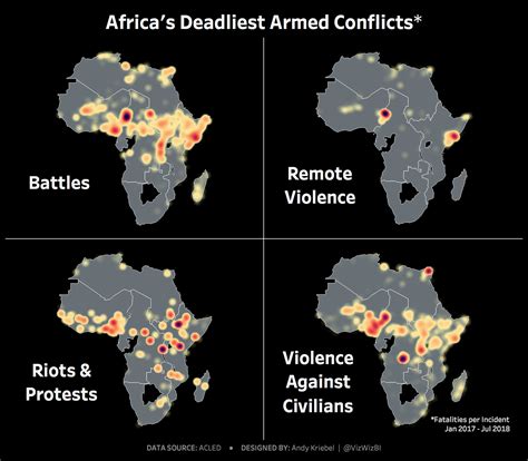 Makeover Monday Africa S Deadliest Armed Conflicts